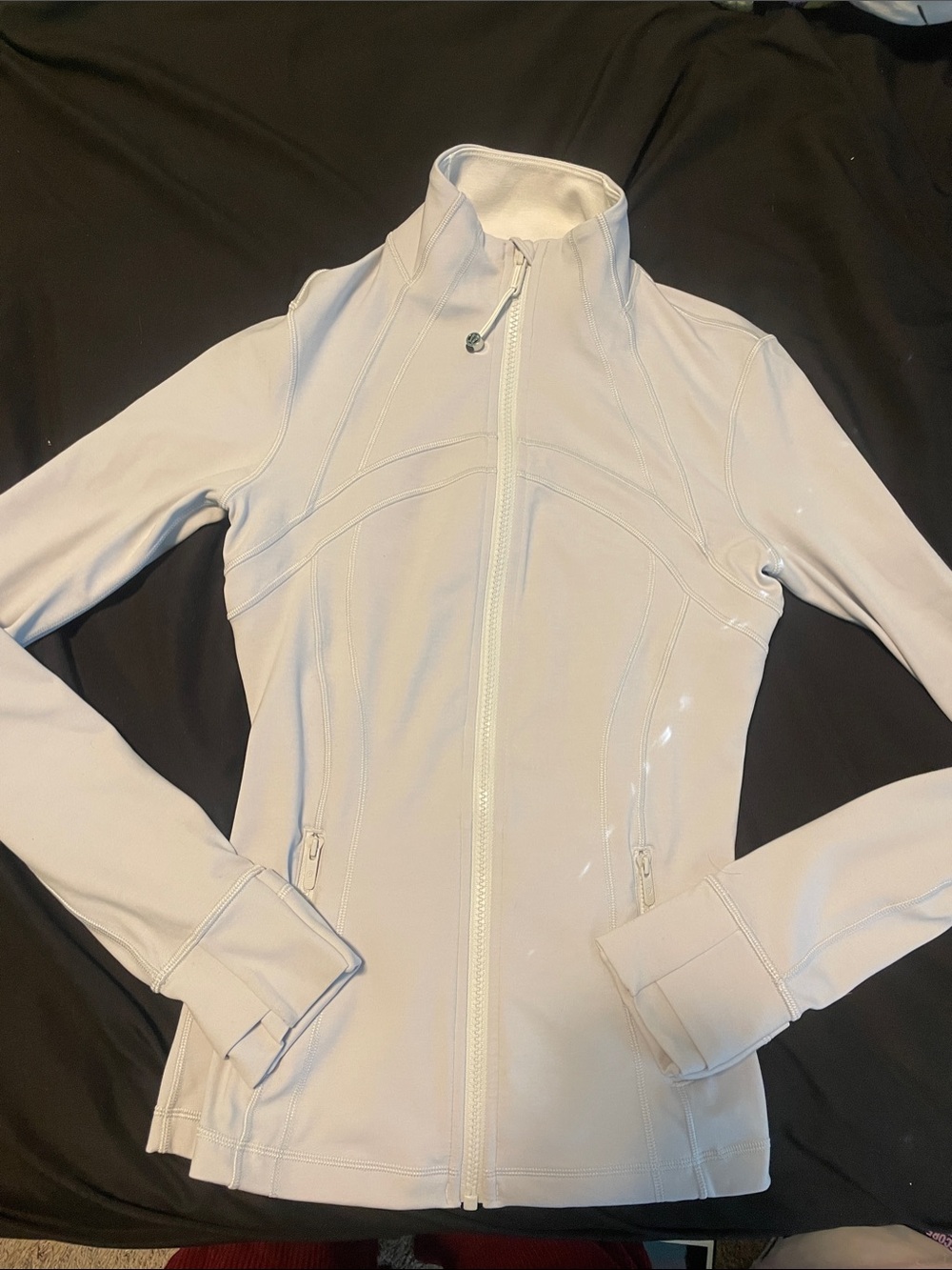 lululemon athletica White Full-Zip Utility Jacket